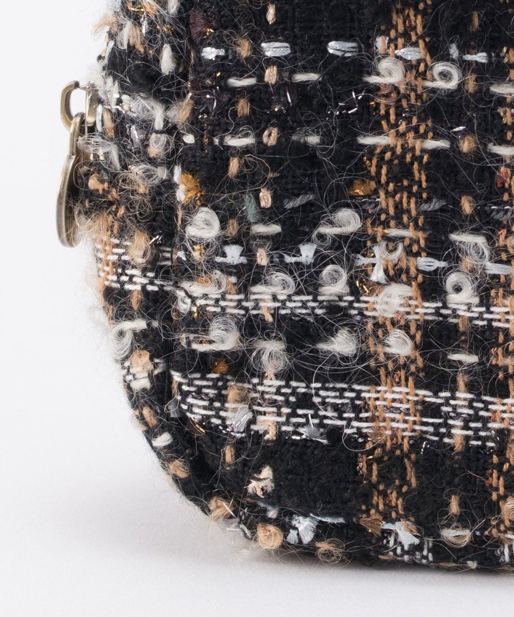 GRACE CONTINENTAL ファブリックスクエアポーチ 