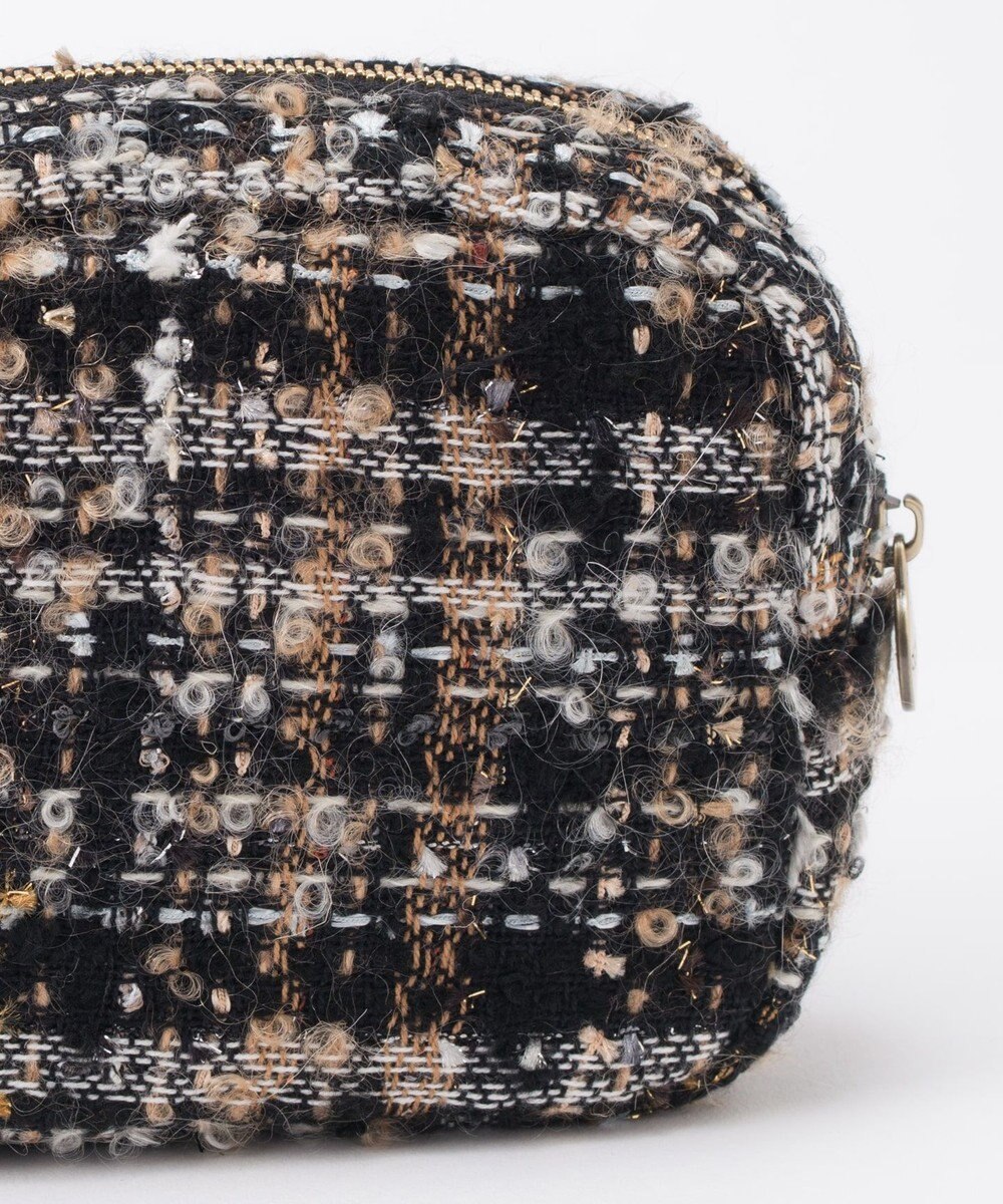 GRACE CONTINENTAL ファブリックスクエアポーチ 