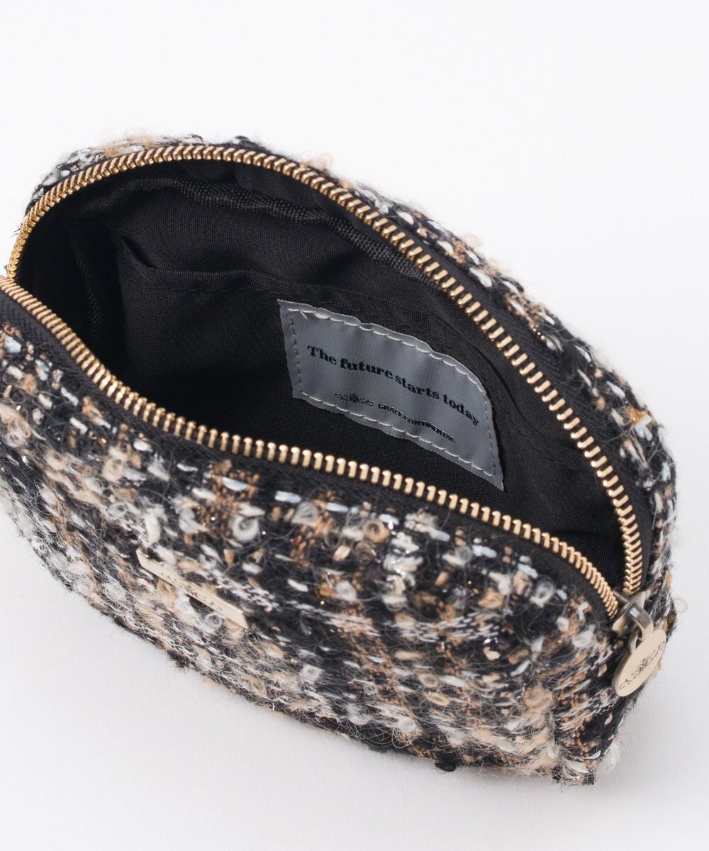 GRACE CONTINENTAL ファブリックスクエアポーチ 