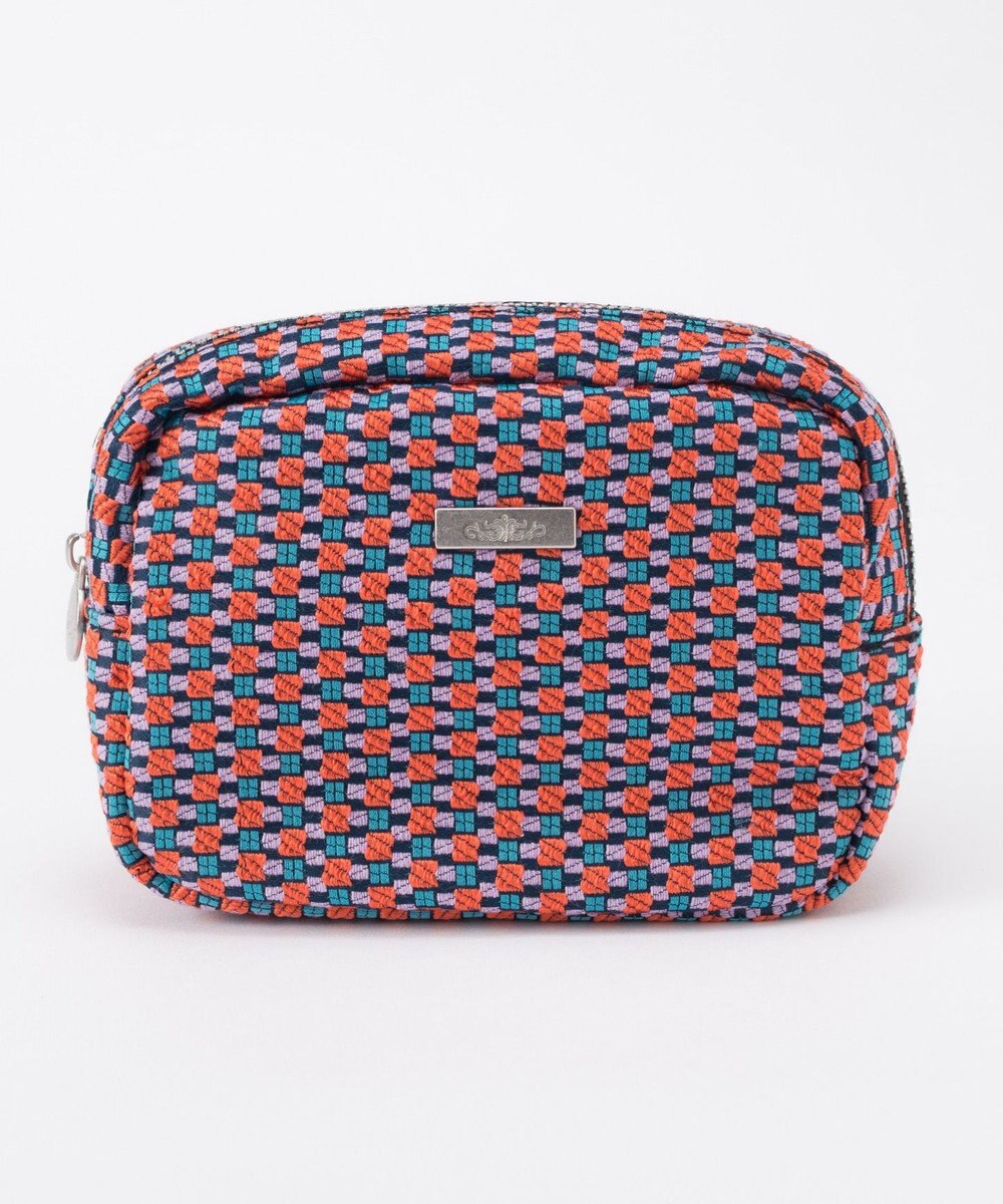 GRACE CONTINENTAL ファブリックスクエアポーチ 