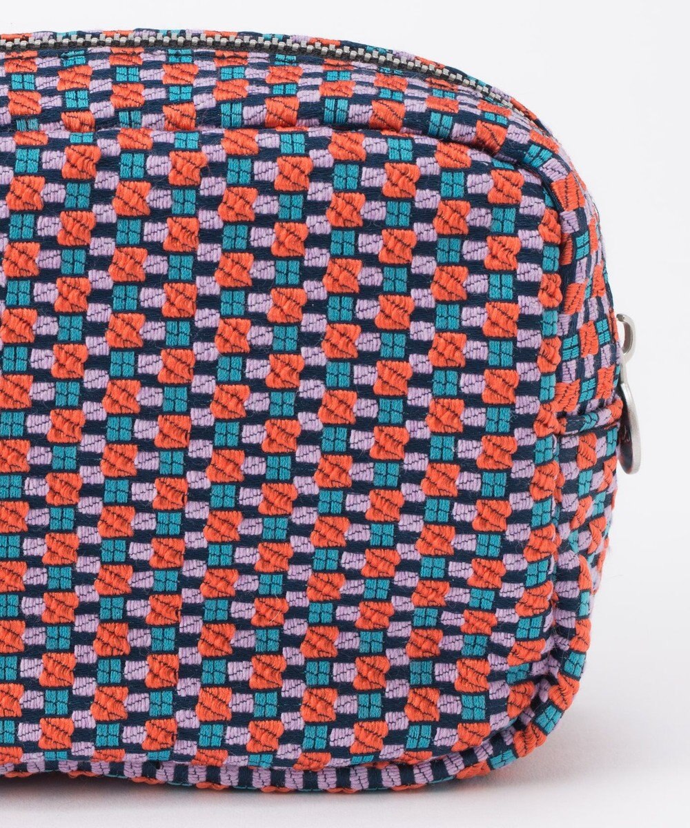 GRACE CONTINENTAL ファブリックスクエアポーチ 