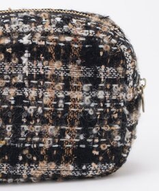 GRACE CONTINENTAL ファブリックスクエアポーチ