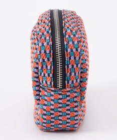 GRACE CONTINENTAL ファブリックスクエアポーチ