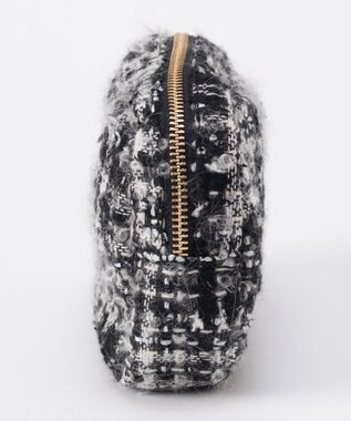 GRACE CONTINENTAL ファブリックスクエアポーチ ブラック