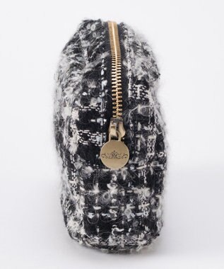 GRACE CONTINENTAL ファブリックスクエアポーチ ブラック