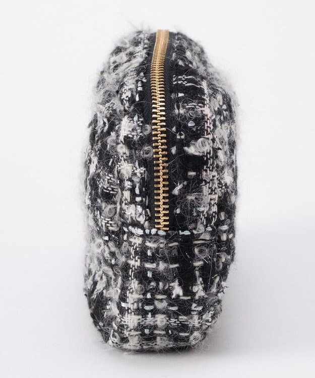 GRACE CONTINENTAL ファブリックスクエアポーチ ブラック