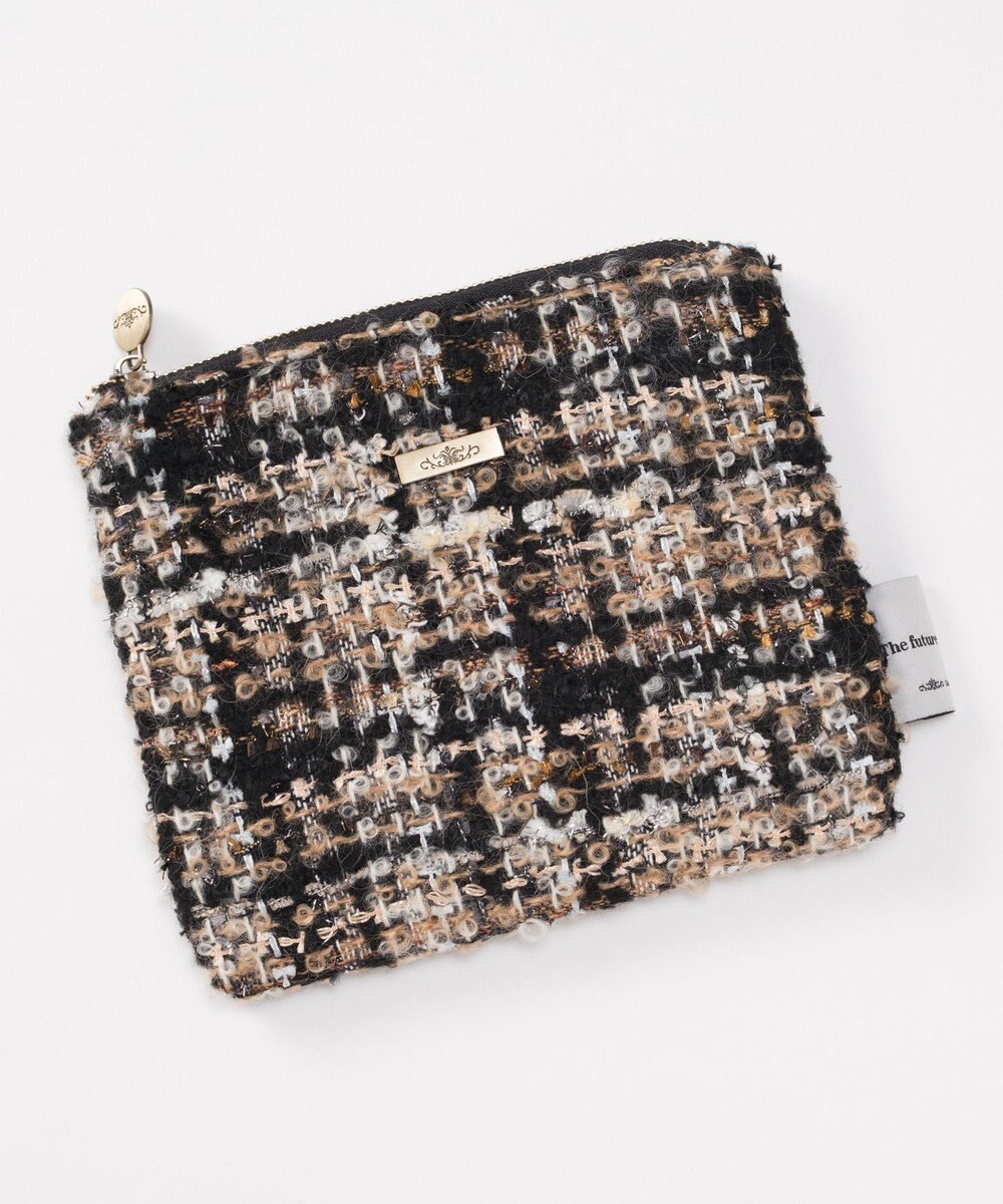 GRACE CONTINENTAL ファブリックフラットポーチ