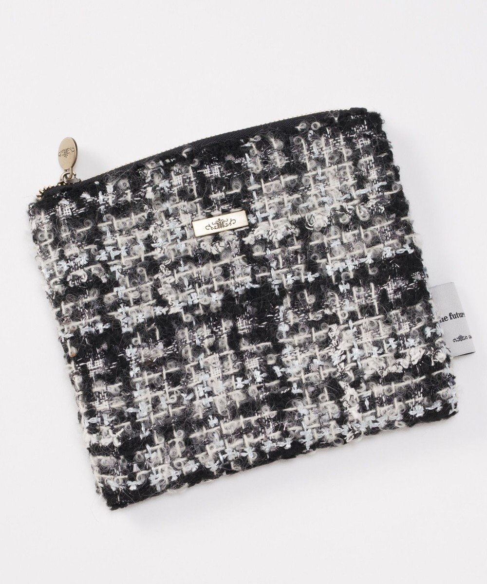 GRACE CONTINENTAL ファブリックフラットポーチ