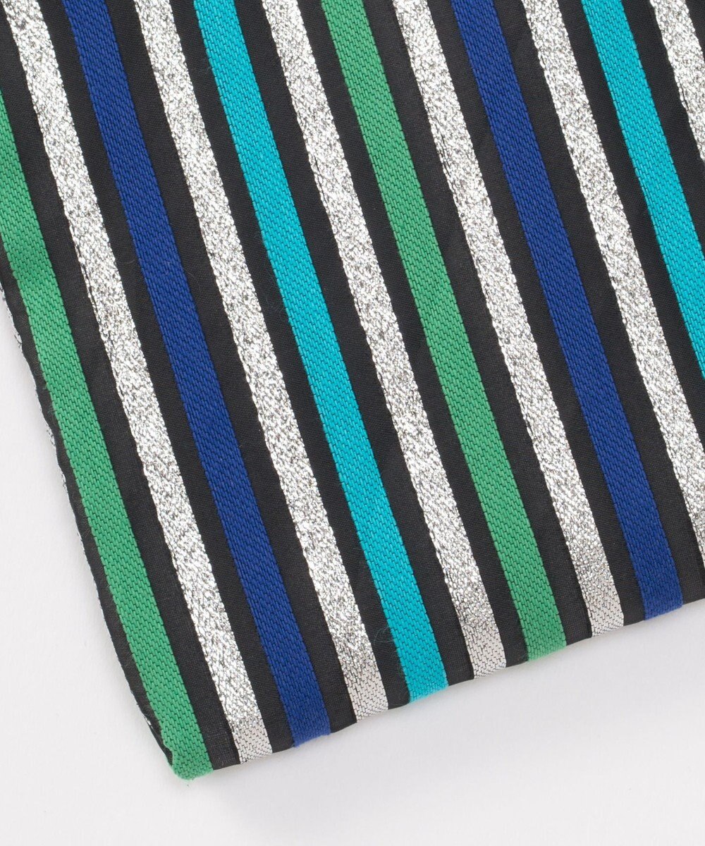 GRACE CONTINENTAL ファブリックフラットポーチ 