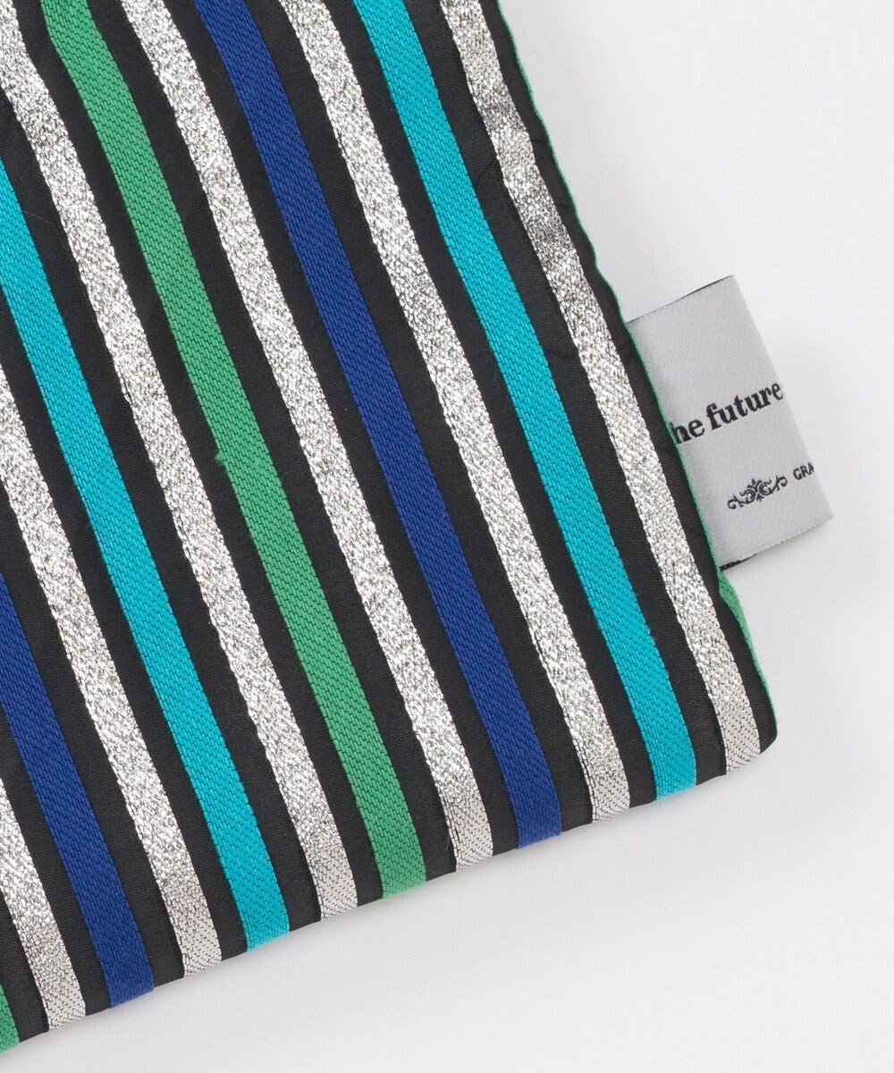 GRACE CONTINENTAL ファブリックフラットポーチ 