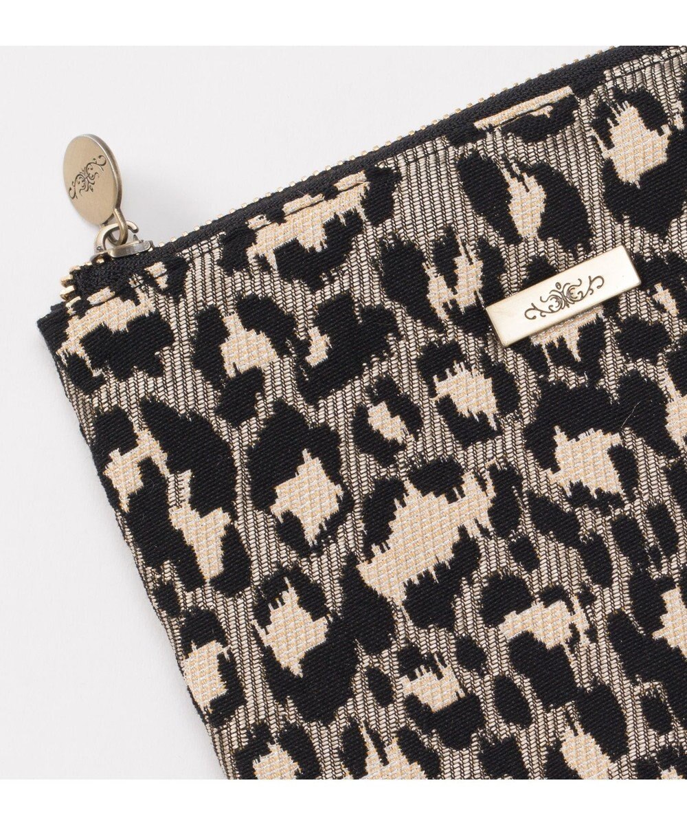 GRACE CONTINENTAL ファブリックフラットポーチ