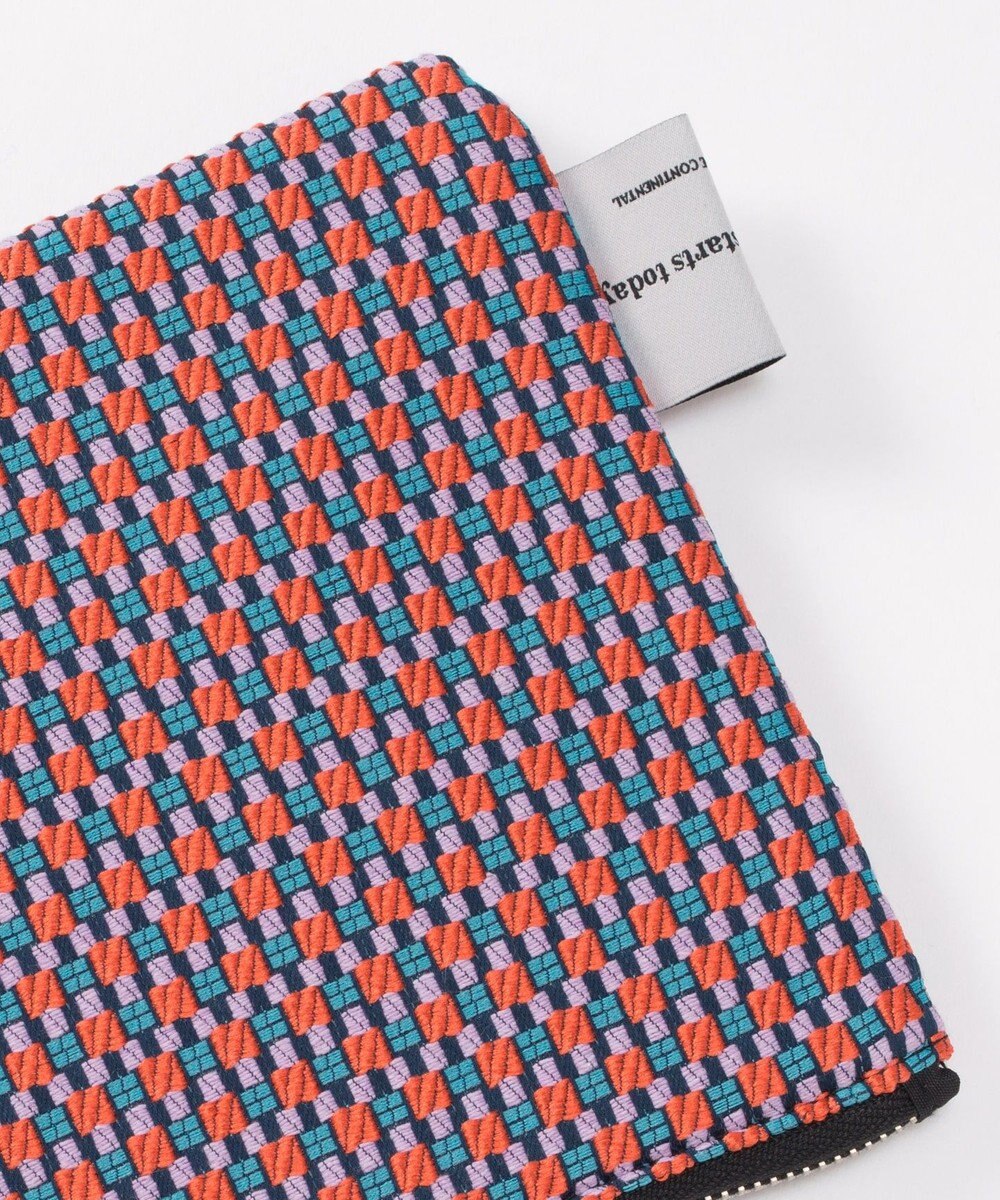 GRACE CONTINENTAL ファブリックフラットポーチ