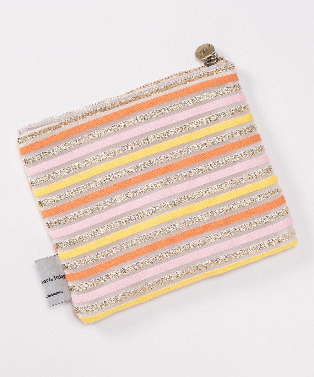 GRACE CONTINENTAL ファブリックフラットポーチ