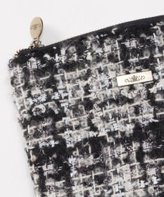 GRACE CONTINENTAL ファブリックフラットポーチ