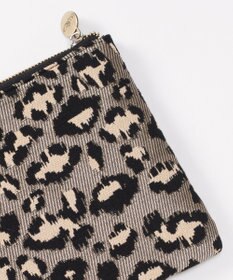 GRACE CONTINENTAL ファブリックフラットポーチ