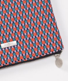 GRACE CONTINENTAL ファブリックフラットポーチ