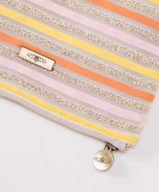 GRACE CONTINENTAL ファブリックフラットポーチ