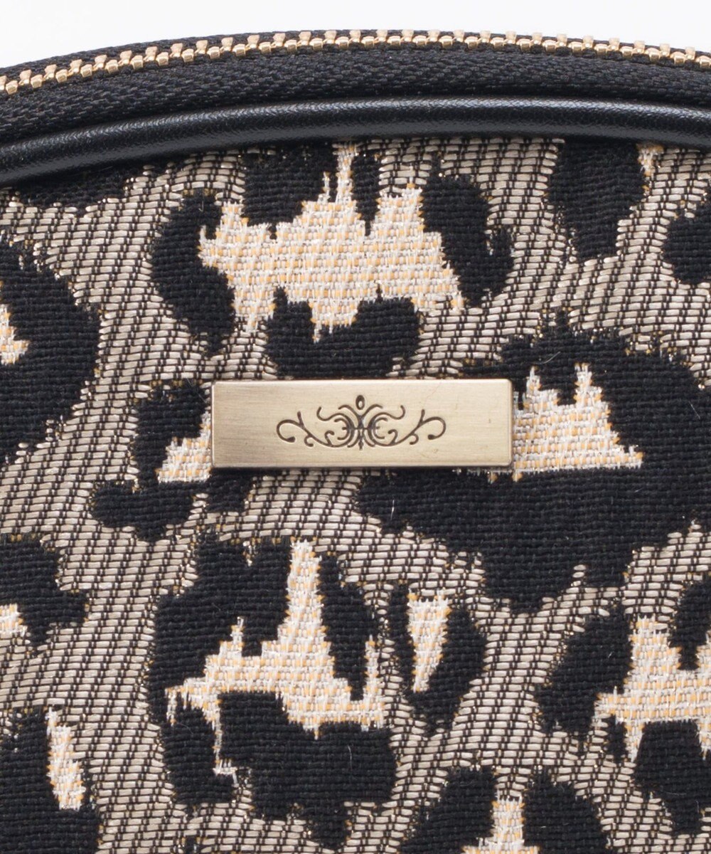 GRACE CONTINENTAL ファブリックシェルポーチ 