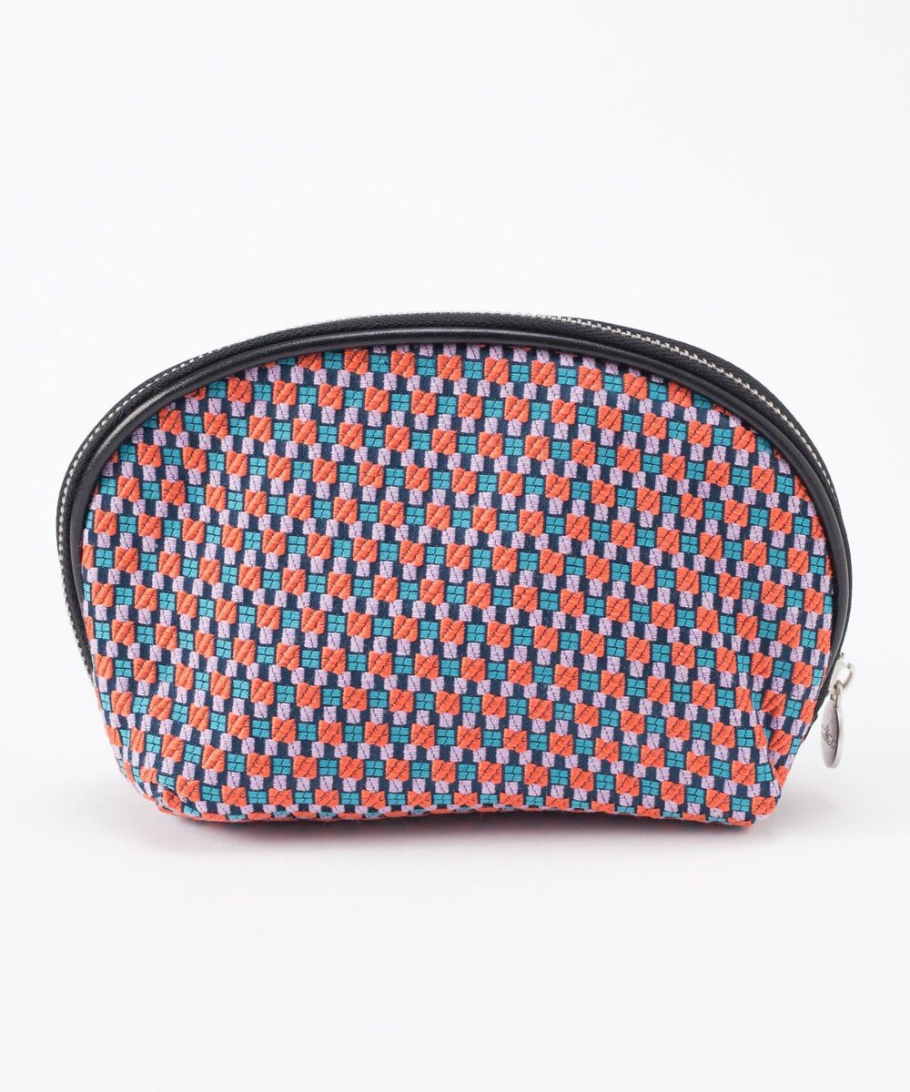 GRACE CONTINENTAL ファブリックシェルポーチ 