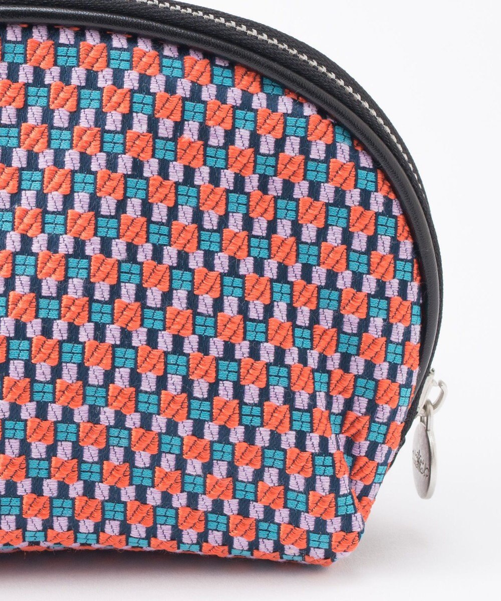 GRACE CONTINENTAL ファブリックシェルポーチ 