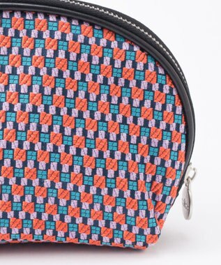 GRACE CONTINENTAL ファブリックシェルポーチ ローズ