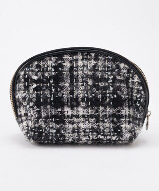 GRACE CONTINENTAL ファブリックシェルポーチ ブラック