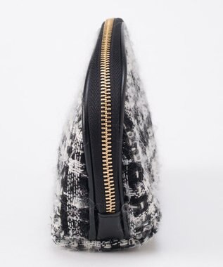 GRACE CONTINENTAL ファブリックシェルポーチ ブラック