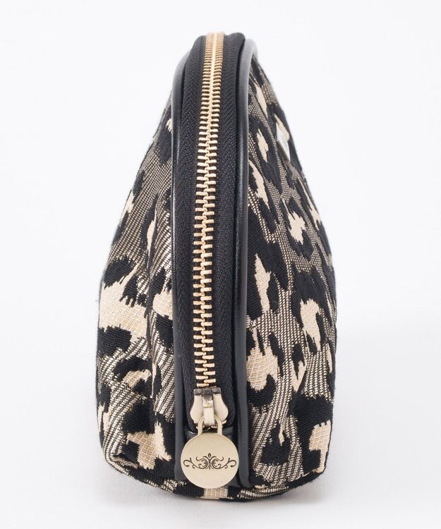 GRACE CONTINENTAL ファブリックシェルポーチ グレー