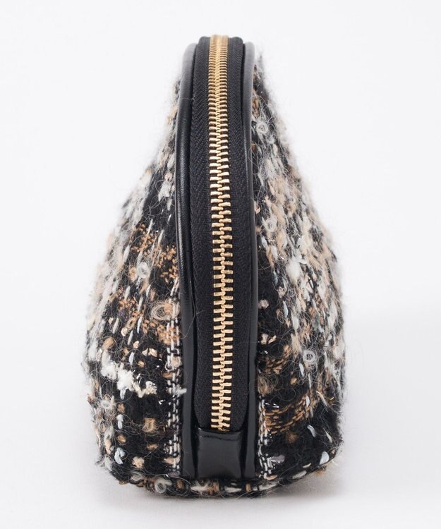 GRACE CONTINENTAL ファブリックシェルポーチ ベージュ