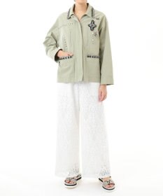 レースワイドパンツ / GRACE CONTINENTAL | GRACE CONTINENTAL グレースコンチネンタル 通販