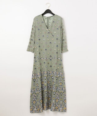 エスニック刺繍ロングワンピース Grace Continental Grace Continental グレースコンチネンタル 通販