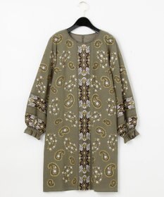 日本製 GRACE / ペイズリー刺繍ミニワンピース CONTINENTAL GRACE | ワンピース