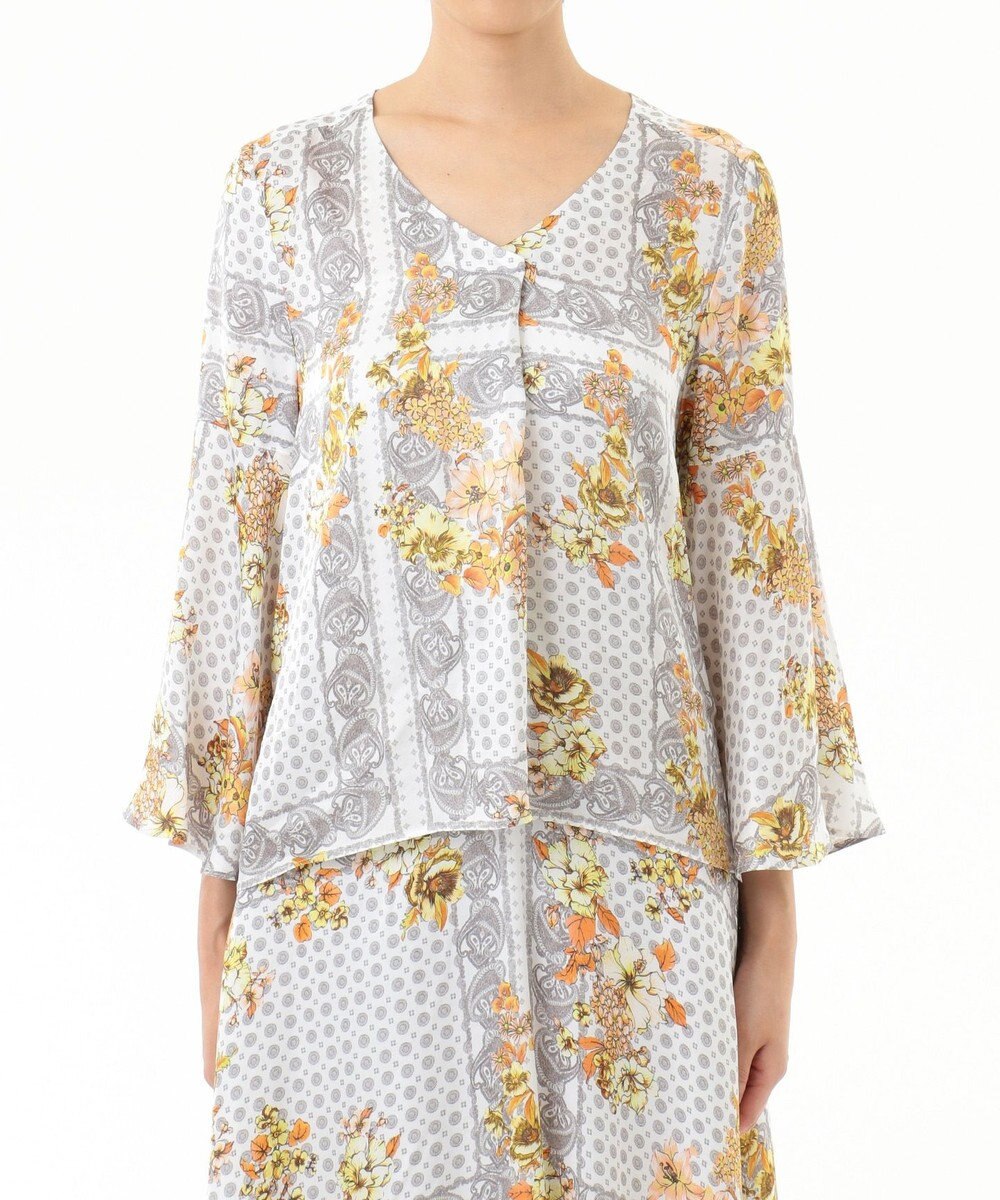 バンダナフラワープリントトップ Grace Continental Grace Continental グレースコンチネンタル 通販