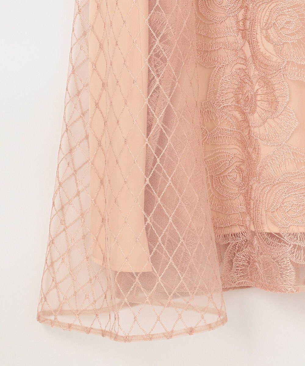 GRACE CONTINENTAL ローズembコンビドレス 