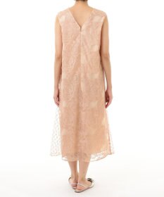 GRACE CONTINENTAL ローズembコンビドレス