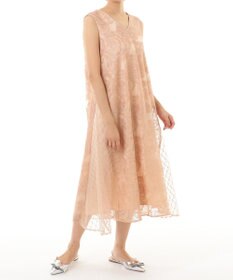 GRACE CONTINENTAL ローズembコンビドレス
