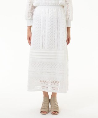 サークルレース切替スカート / GRACE CONTINENTAL | GRACE CONTINENTAL  