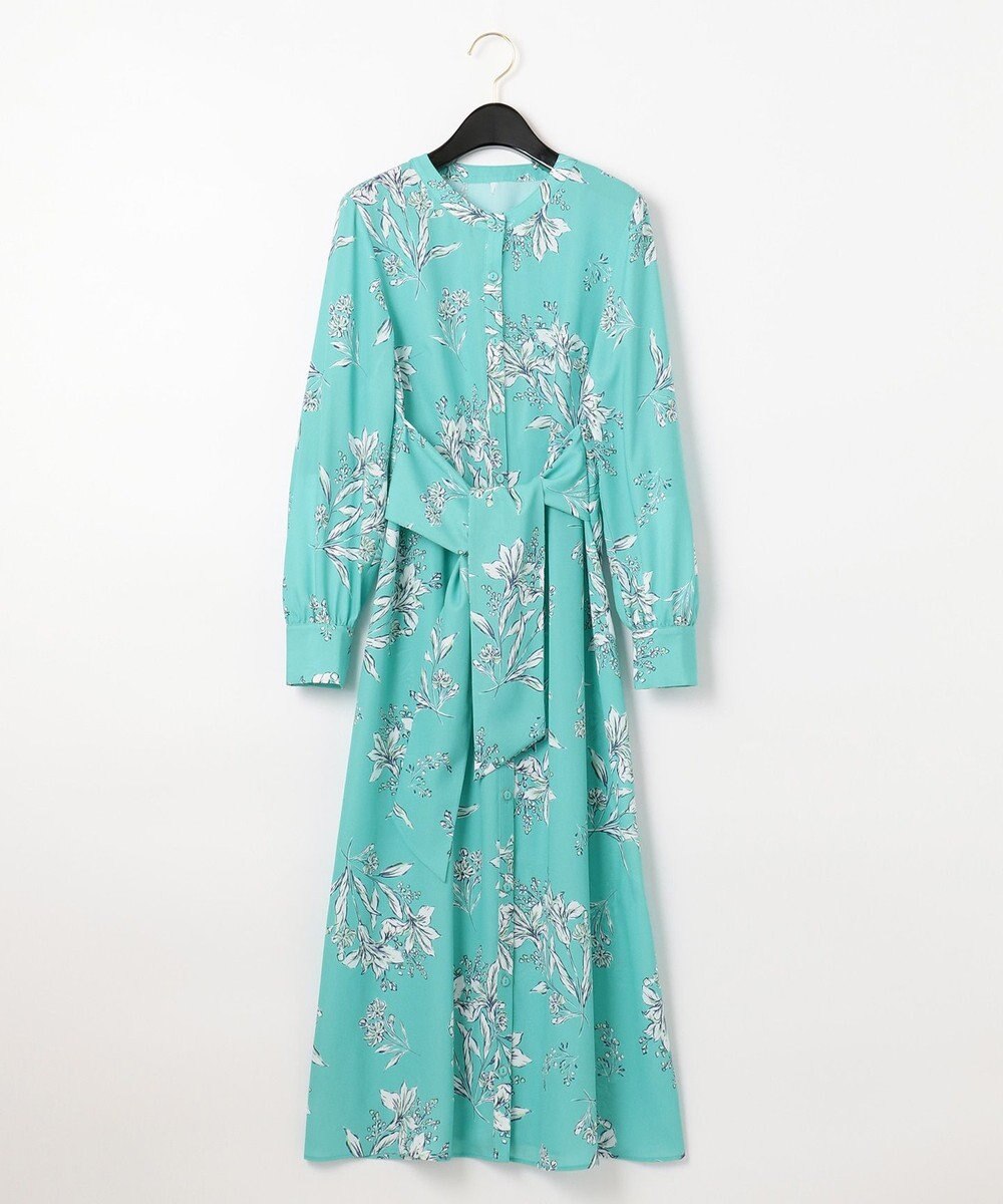 フラワープリントロングシャツワンピース Grace Continental Grace Continental グレースコンチネンタル 通販