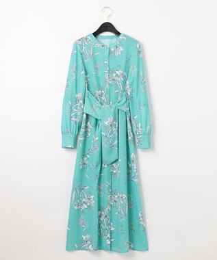 フラワープリントロングシャツワンピース Grace Continental Grace Continental グレースコンチネンタル 通販