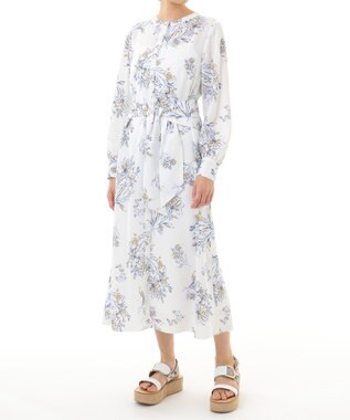 フラワープリントロングシャツワンピース Grace Continental Grace Continental グレースコンチネンタル 通販