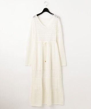 透カシ編ニットワンピース Grace Continental Grace Continental グレースコンチネンタル 通販