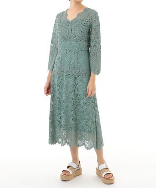 ケミカルレースコンビワンピース Grace Continental Grace Continental グレースコンチネンタル 通販