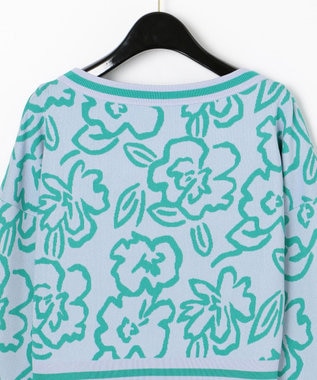 グレースコンチネンタル  フラワー柄　セットアップ Tシャツ/カットソー(七分/長袖) 安い 商品