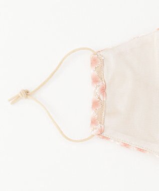 GRACE CONTINENTAL レースプリントマスク ピンク