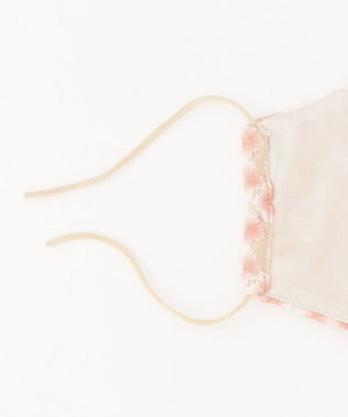 GRACE CONTINENTAL レースプリントマスク ピンク