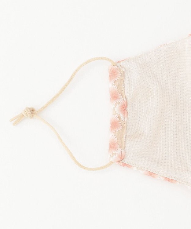 GRACE CONTINENTAL レースプリントマスク ピンク