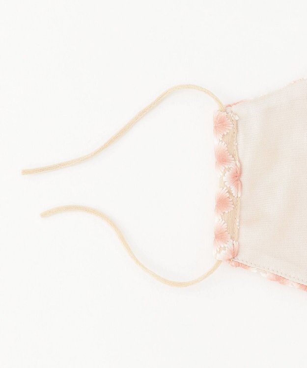 GRACE CONTINENTAL レースプリントマスク ピンク