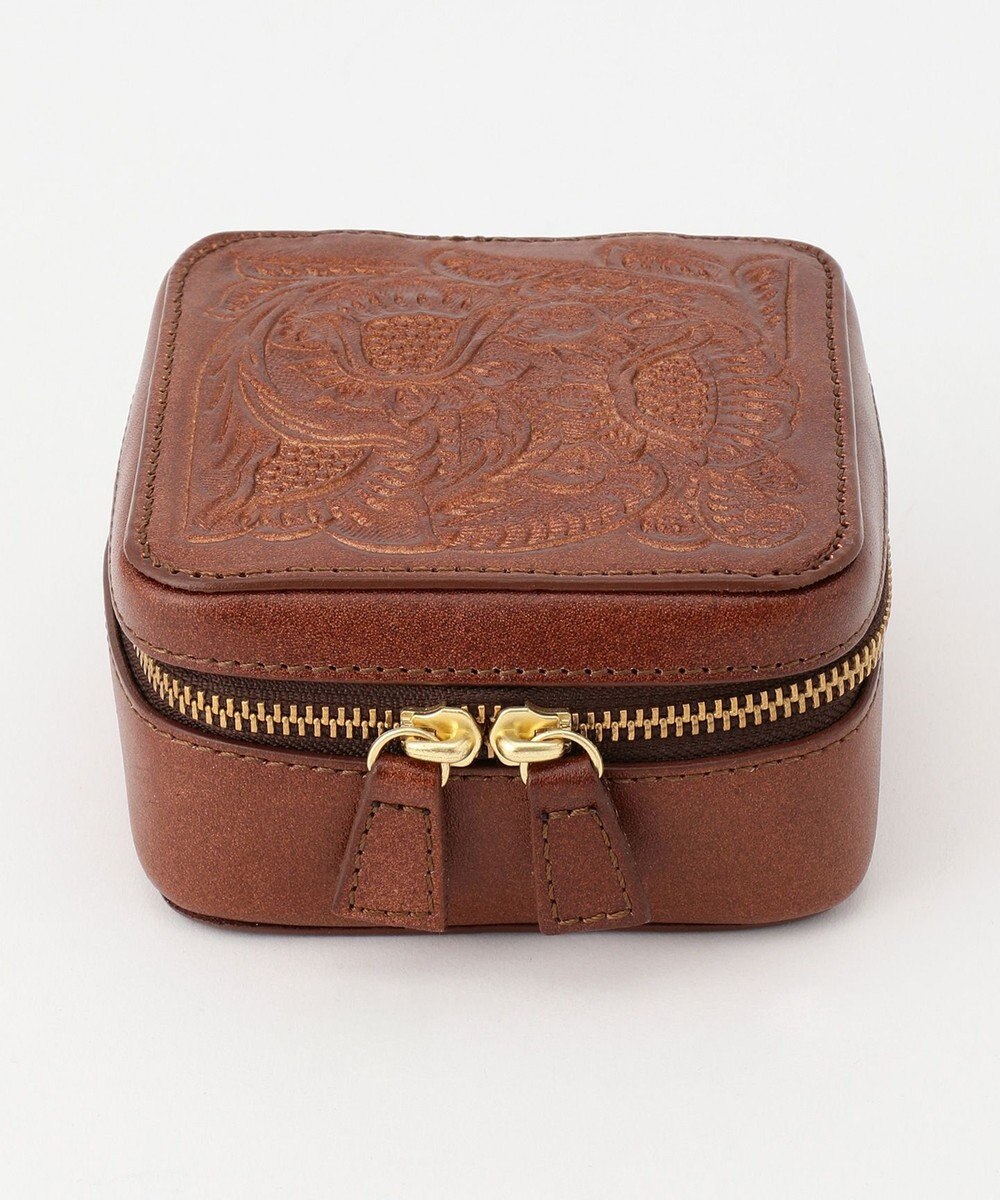 GRACE CONTINENTAL Jewelry case SQ ダークブラウン