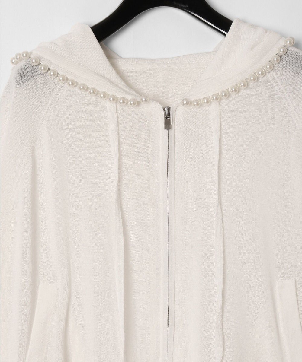 GRACE CONTINENTAL パールニットフーディー