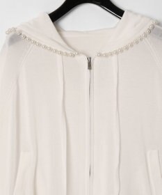 GRACE CONTINENTAL パールニットフーディー